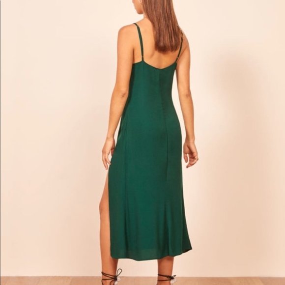 Reformation Crimini Midi Slip Dress 12 - Picture 2 of 10